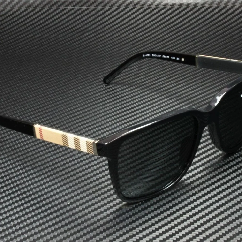 NEW Burberry Black Grey Men's Sunglasses New